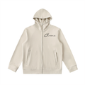 Essential Heavyweight High Neck  Zip-Up Hoodie ODMPOD