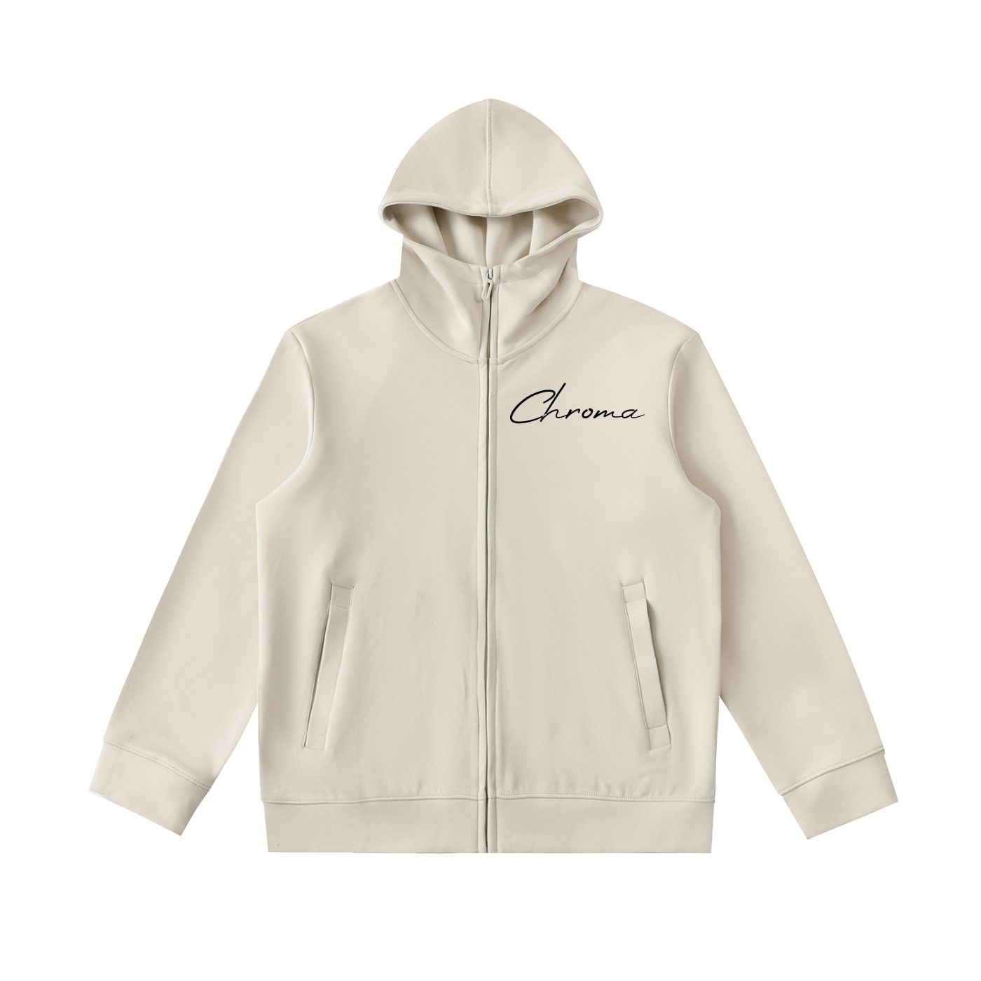Essential Heavyweight High Neck  Zip-Up Hoodie ODMPOD