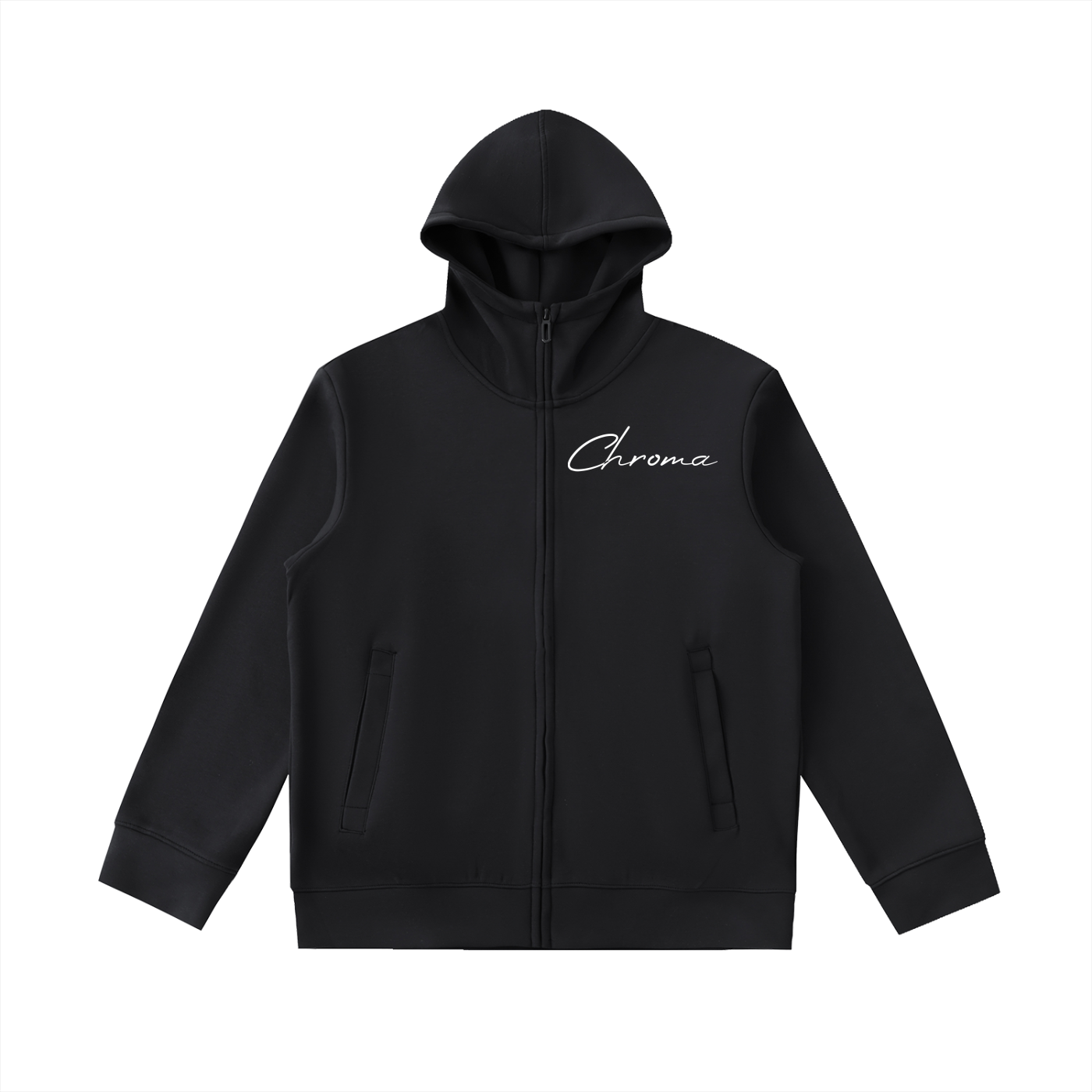Essential Heavyweight High Neck  Zip-Up Hoodie ODMPOD