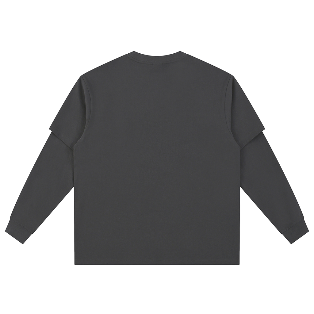 Layered Long Sleeve Oversized Tee ODMPOD