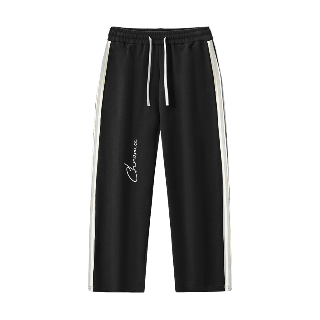 Contrast Side-Stripe Straight-Leg  Pants ODMPOD