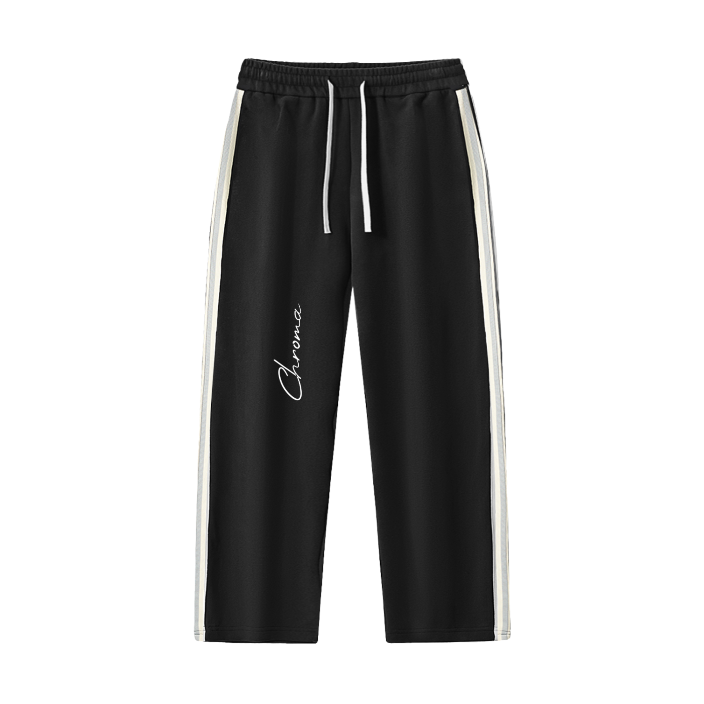Contrast Side-Stripe Straight-Leg  Pants ODMPOD