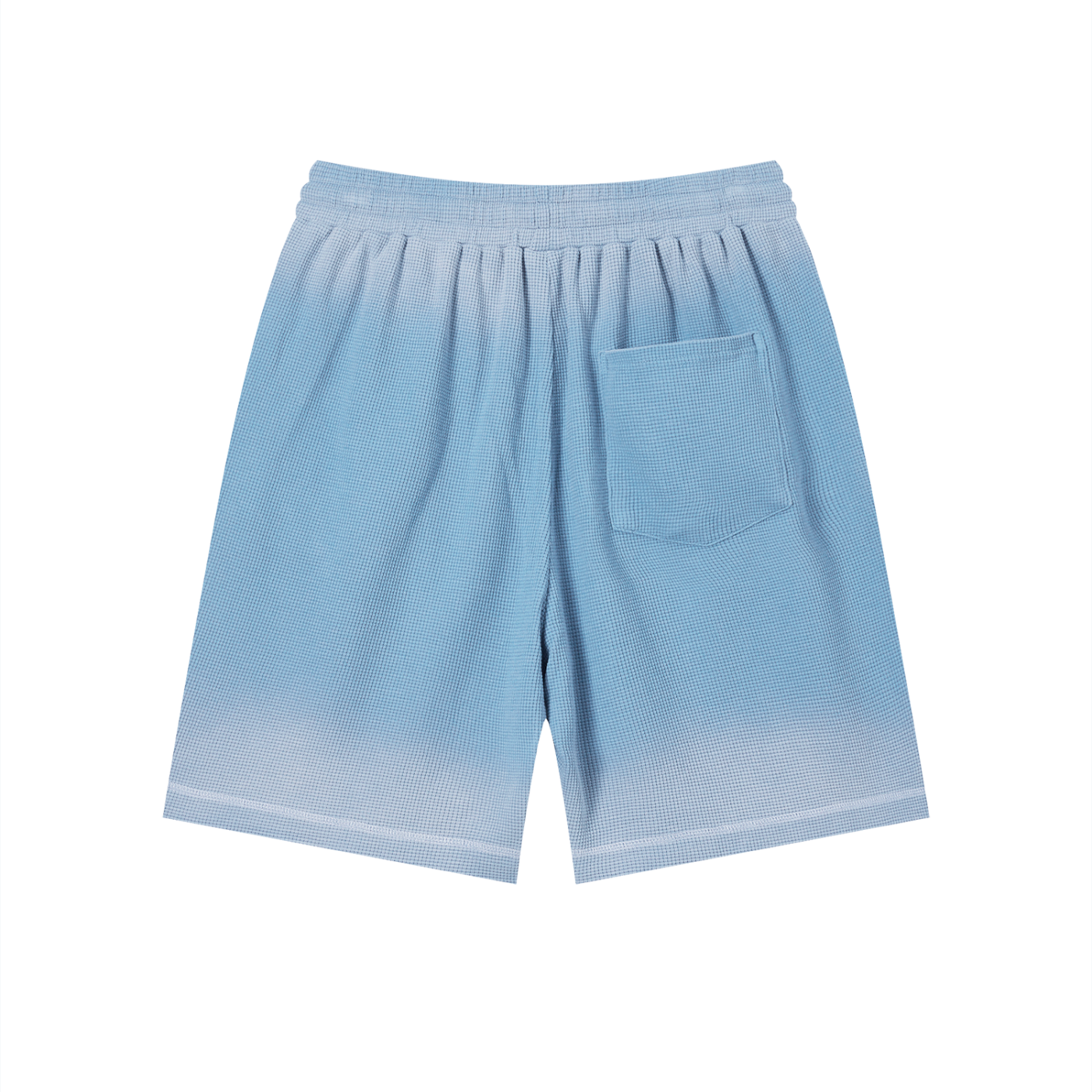 Unisex Sunfade Waffle Raw Hem Shorts ODMPOD