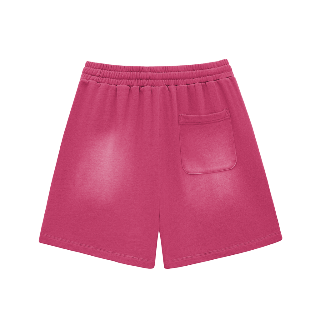 Sun Fade Raw Edge Cotton Shorts ODMPOD