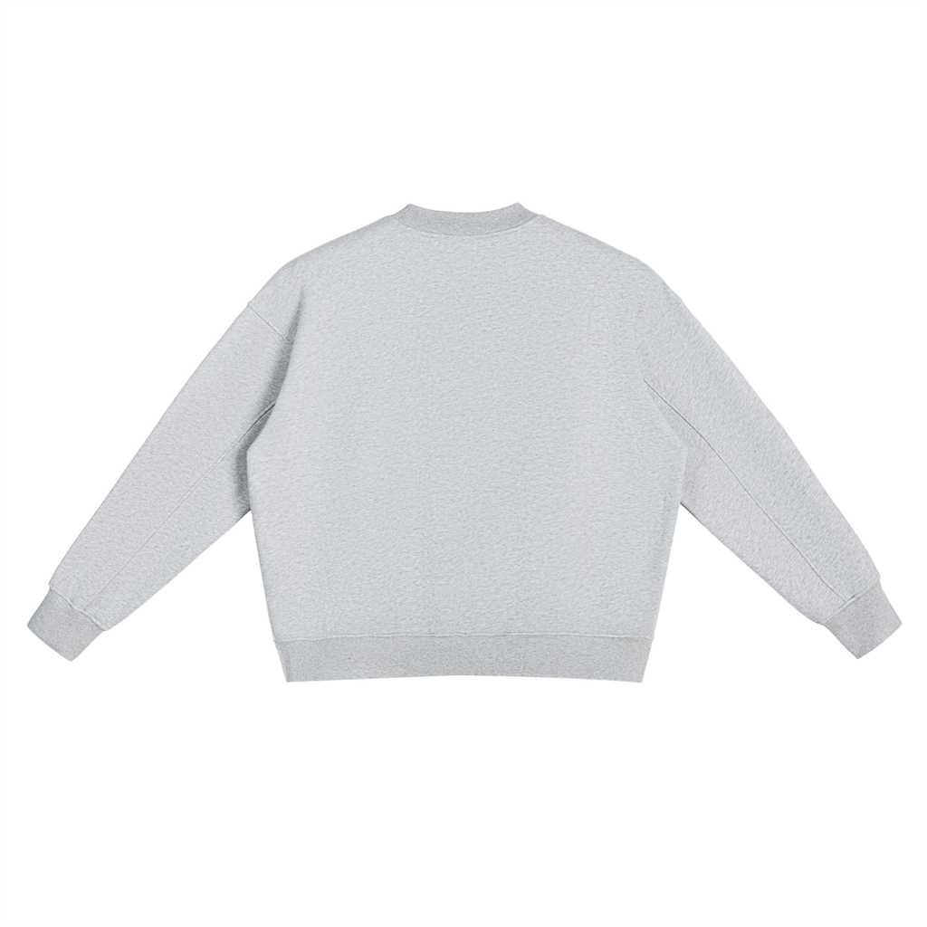 Fleece Side Slit Crewneck Sweatshirt ODMPOD