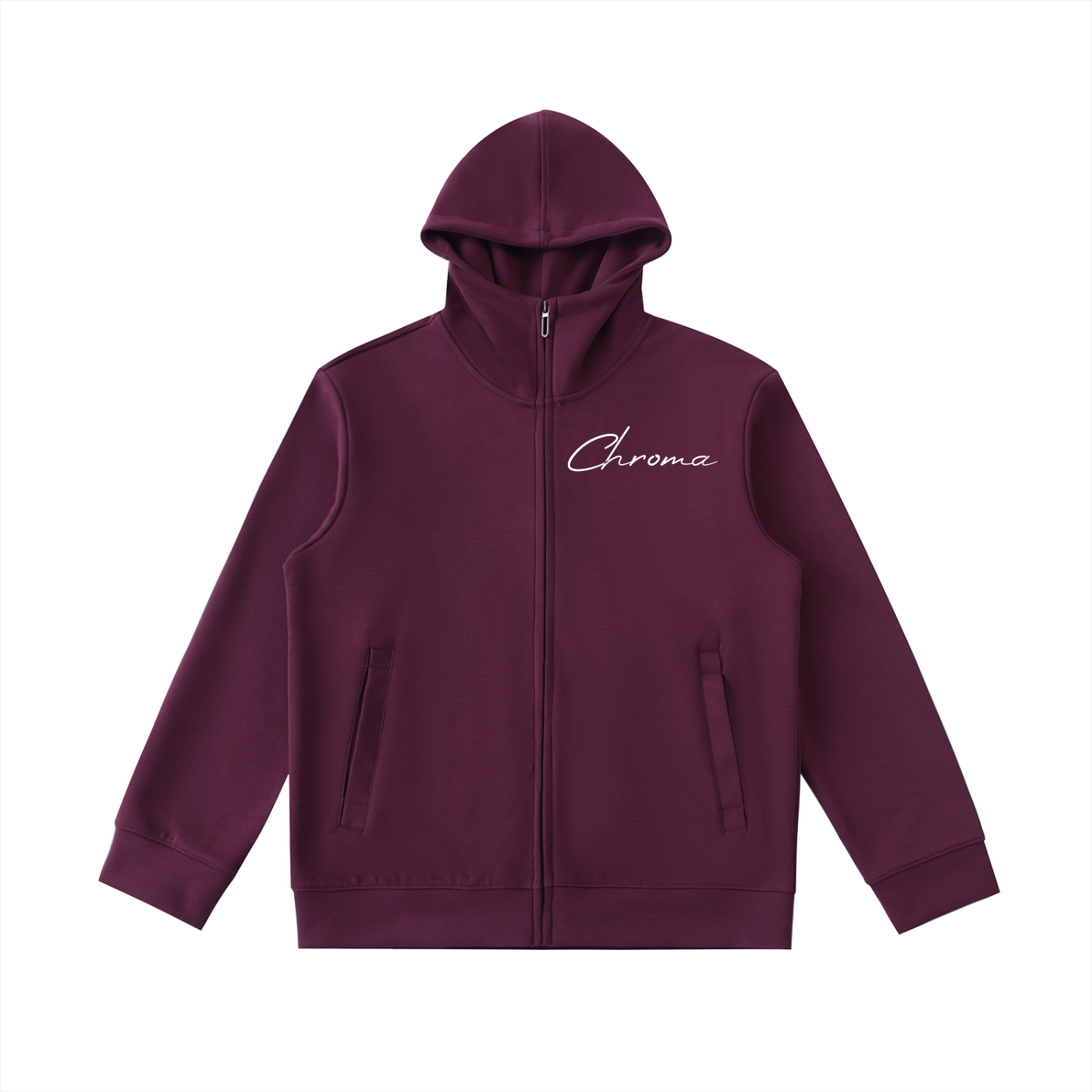Essential Heavyweight High Neck  Zip-Up Hoodie ODMPOD
