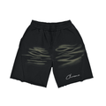 Vintage Washed Tiger Stripes Short Pants ODMPOD