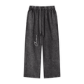Snow Washed Straight Leg Pants ODMPOD