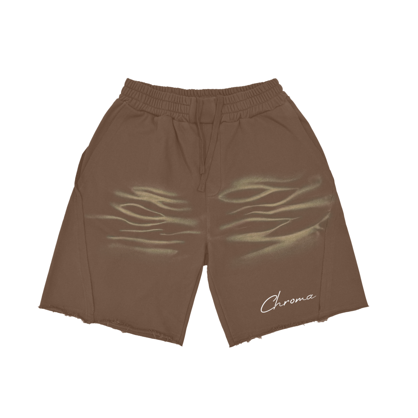 Vintage Washed Tiger Stripes Short Pants ODMPOD