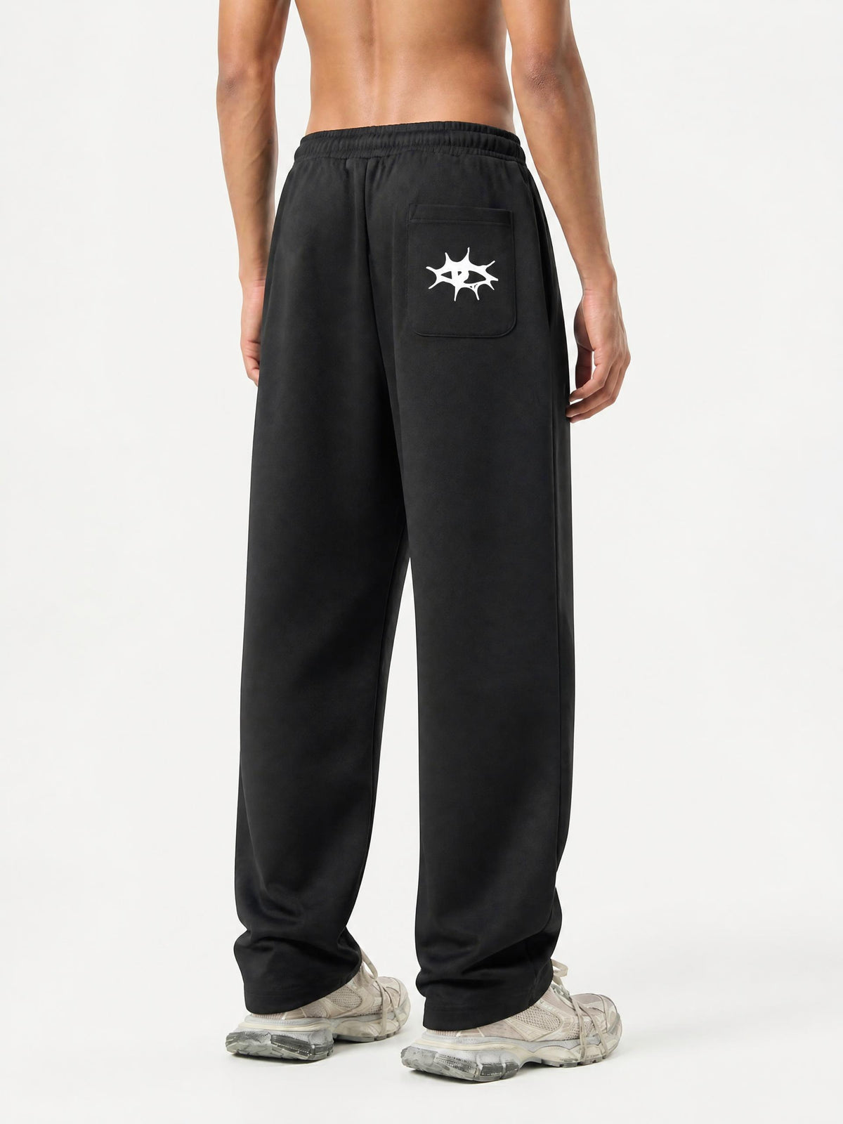 Reflection Striped Straight-Leg Sweatpants