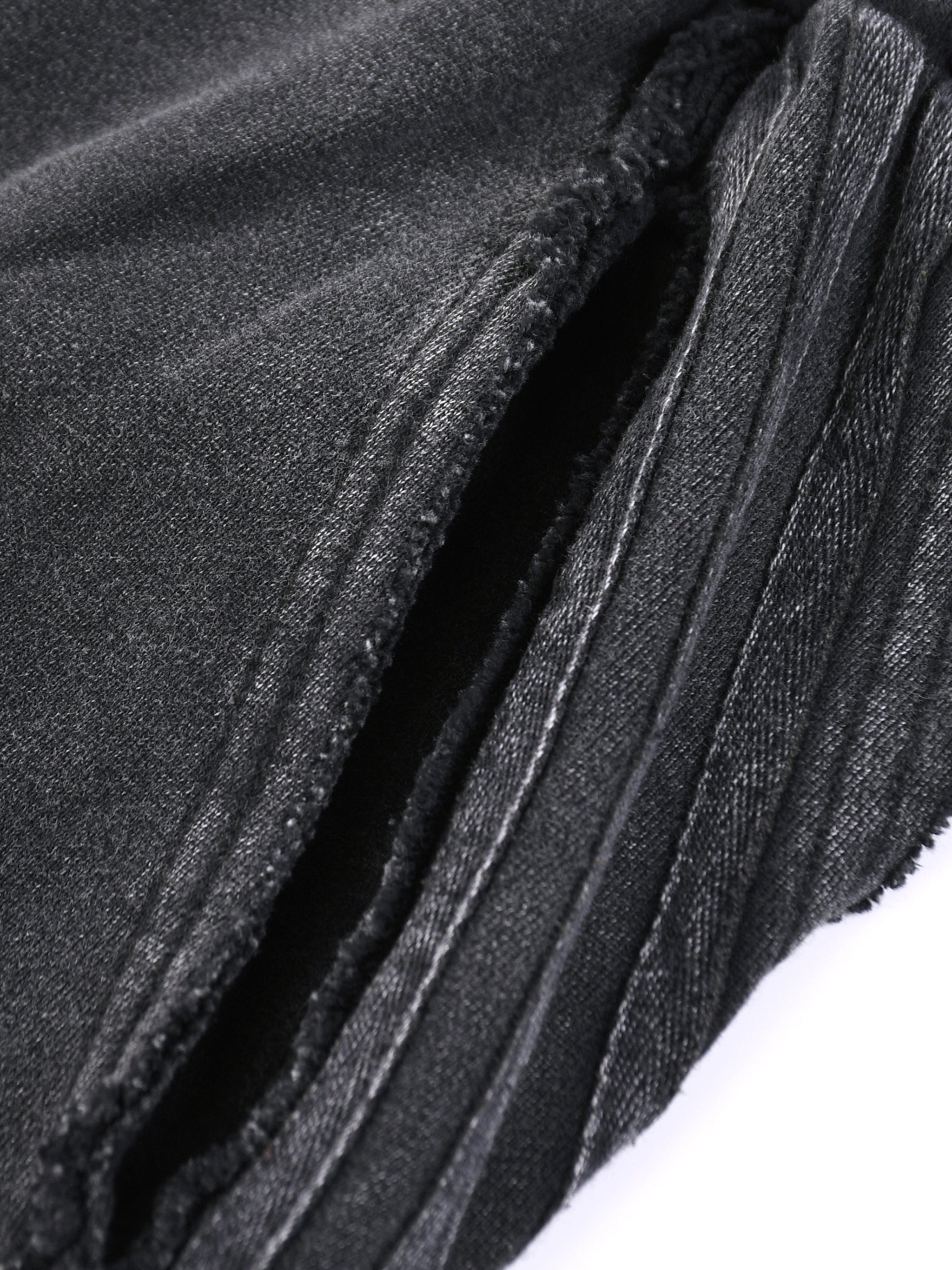 Snow Washed Tape Raw Edge Sweatpants ODMPOD